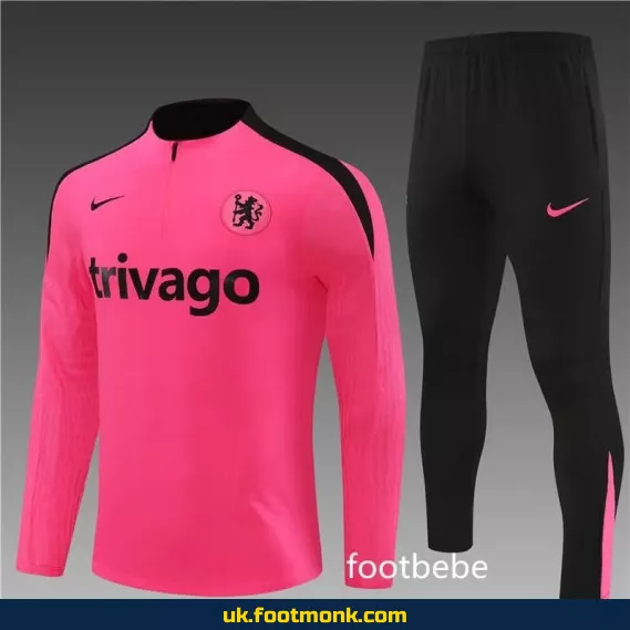 Chelsea tracksuit 2024 2025 pink.