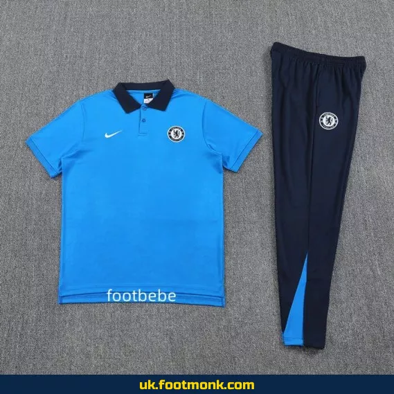 Chelsea 2025 2026 blue tracksuit Polo.