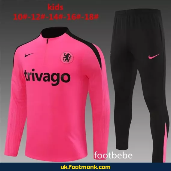 Chelsea Kids Tracksuit 2024 2025 pink.