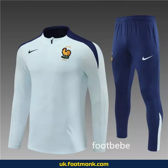 France team tracksuit 2024 2025 light blue.