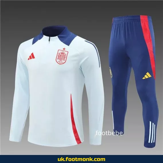 Light blue Spain tracksuit 2024 2025.
