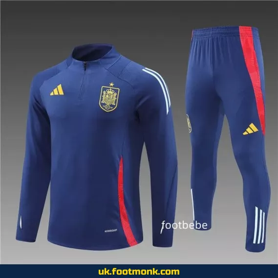 Royal blue Spain tracksuit 2024 2025.