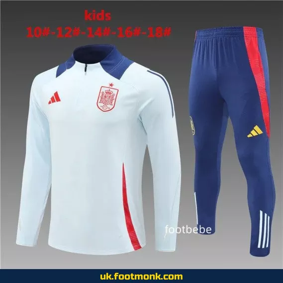 Children's tracksuit Spain 2024 2025 light blue.