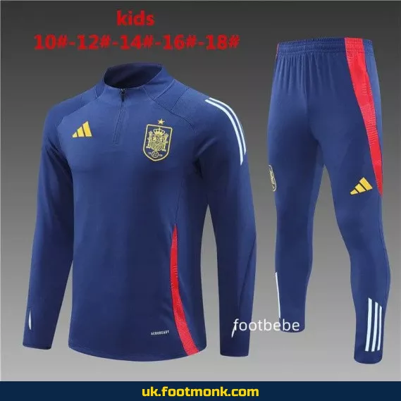 Children's tracksuit Spain 2024-2025 royal blue.