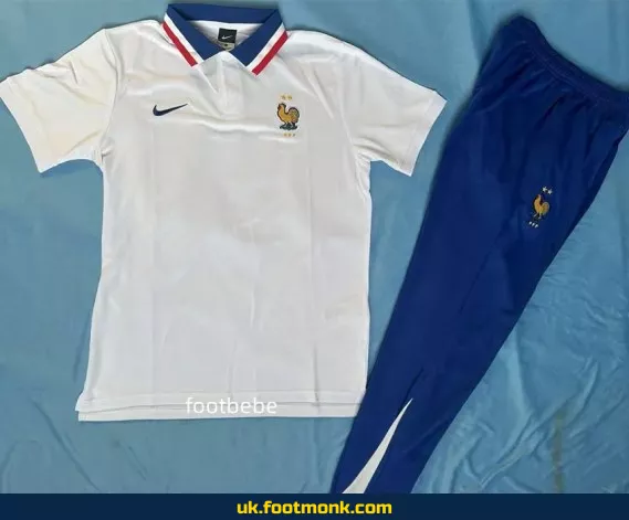 France 2025 2026 White Polo Tracksuit.