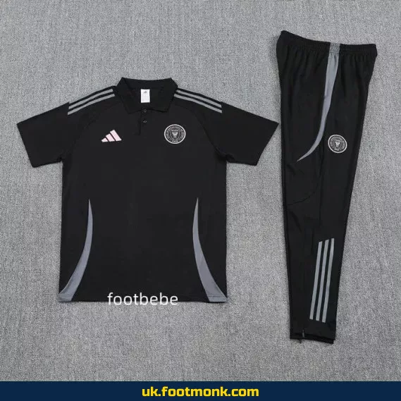 Inter Miami 2025 2026 black tracksuit Polo.