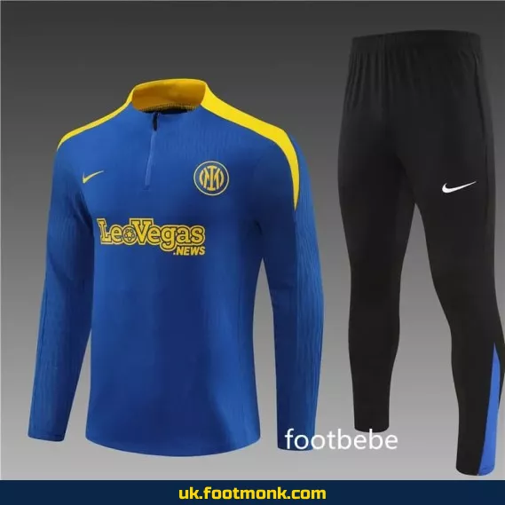 Inter Milan 2024 2025 blue tracksuit.