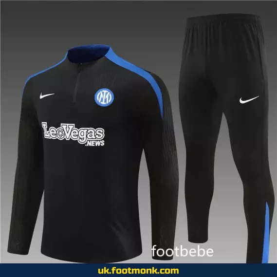 Inter Milan 2024 2025 black tracksuit.