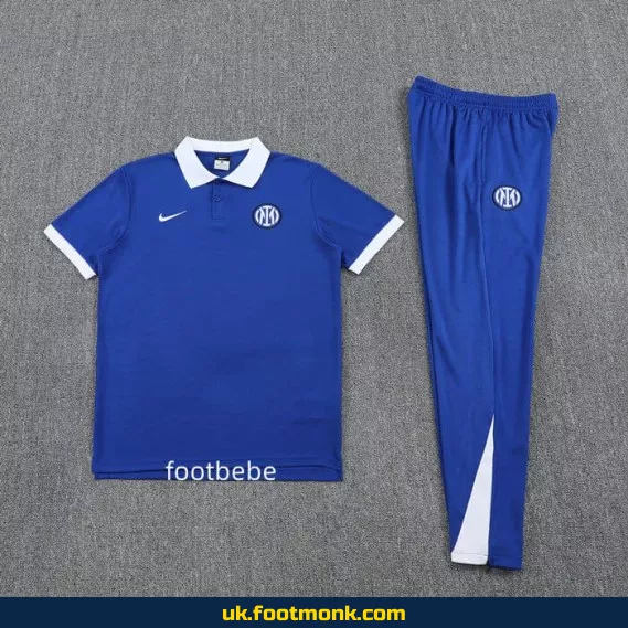 Inter Milan 2025 2026 blue tracksuit Polo.