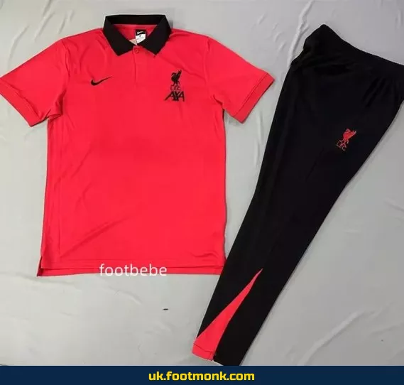 Liverpool tracksuit 2025 2026 red polo.