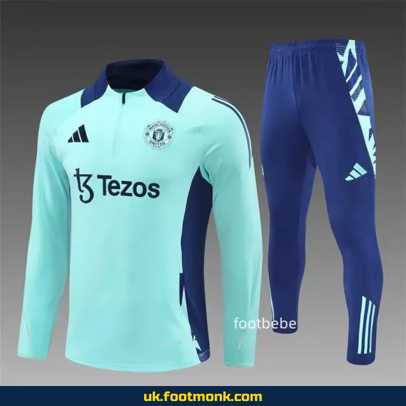 Manchester United tracksuit 2024 2025 blue.