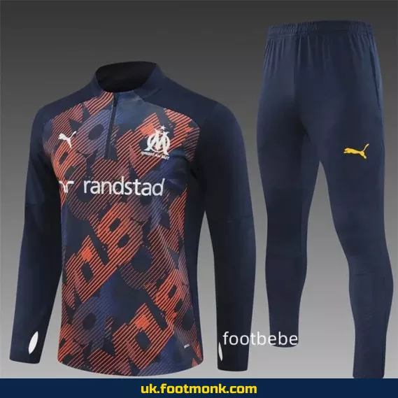 Marseille tracksuit 2024 2025 royal blue camouflage.