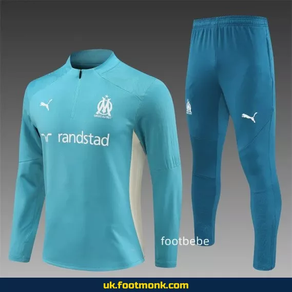 Marseille half-zip tracksuit blue 2024 2025.