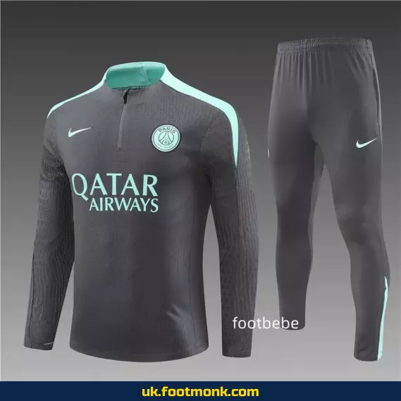 PSG 2024 2025 tracksuit dark gray.