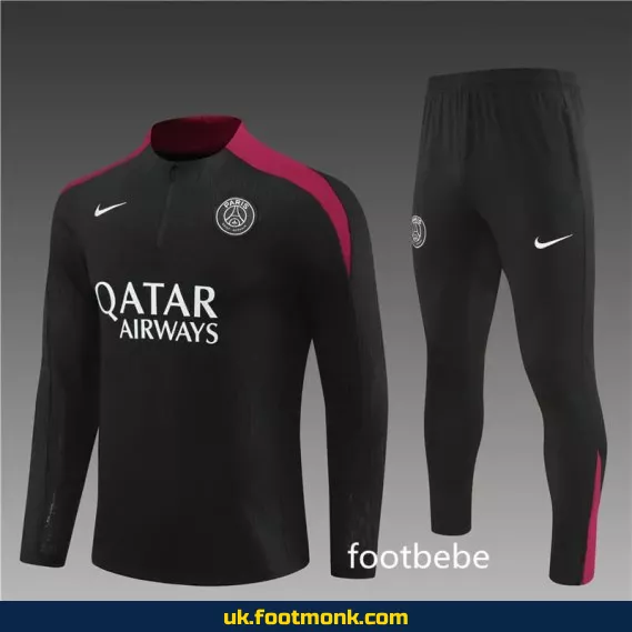 PSG tracksuit 2024 2025 black.