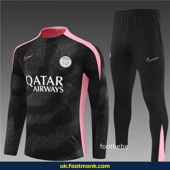 PSG tracksuit 2024 2025 black camouflage.