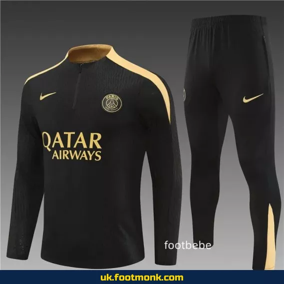 PSG tracksuit 2024 2025 gold or black.