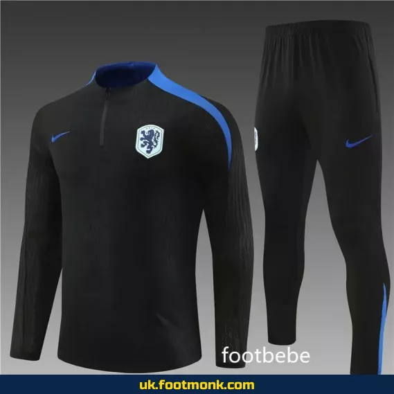 Netherlands 2024 2025 tracksuit black.