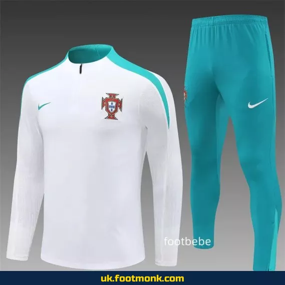Portugal tracksuit 2024 2025 white.