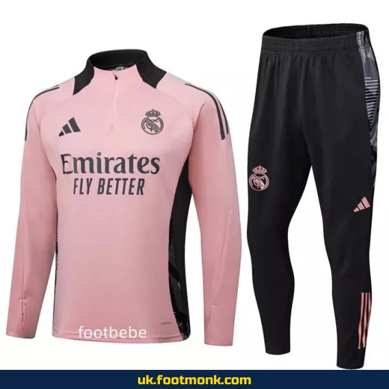 Real Madrid tracksuit 2024 2025 pink.