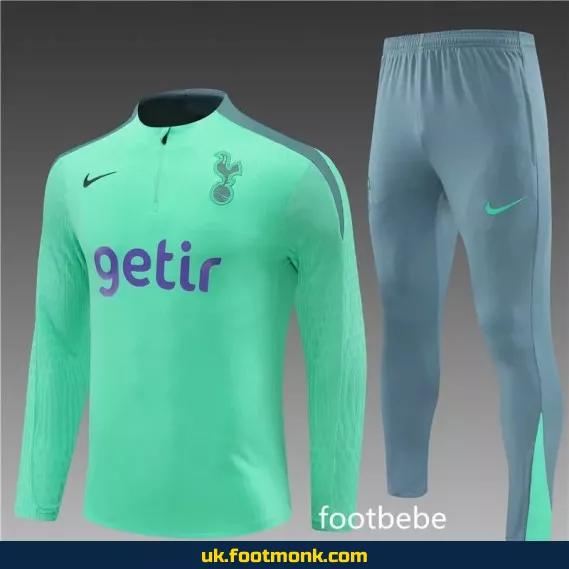 Tottenham tracksuit 2024 2025 light green.