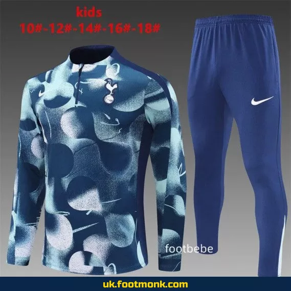Tottenham kids tracksuit 2024 2025 camouflage.